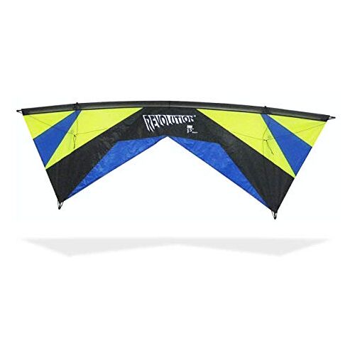 Revolution Kites Revolution EXP Reflex lime-blue-black; 4 lijns stuntvlieger