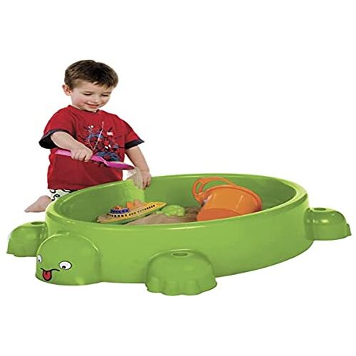 Paradiso Toys 743 Outdoor-spel zandbak schildpad + deksel, groen