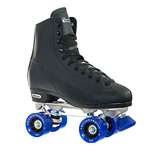 Chicago Skates Heren Classic Roller Chicago, Zwarte Rink Quad Skates, Maat 10