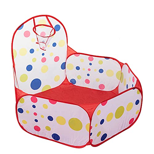 Miwacu Ballenbak Baby   Ballenbak kinderen 90cm   Ballenbad   Baby-ballenbak   Ballenbakken voor kinderen   Ballenbakken   Ballenbad voor baby's   Ballenbad voor kinderen (Rood)