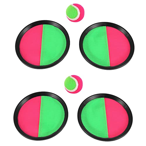 Daconovo Set van 2 spelletjes met toss en catch paddle spel catch ball outdoor sport set van spelletjes een bal voor kinderen spel