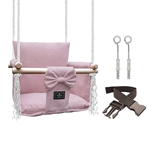 NATILU ® Babyschommel kinderschommel (Magic Pink)