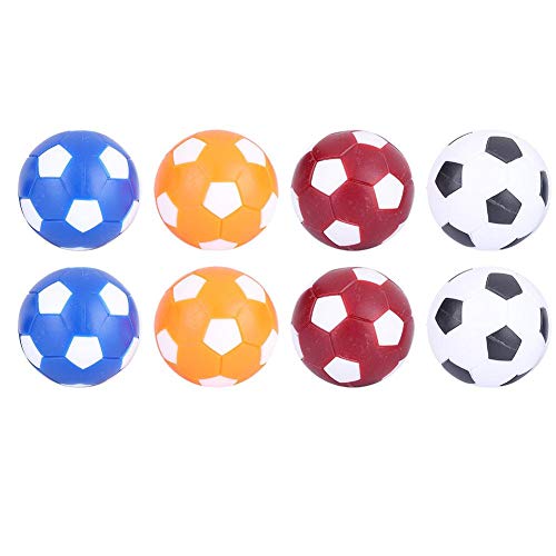 Dilwe Foosballen, 8 stuks mini-voetbalballen, tafelvoetbalballen voor tafel, voetbalspel