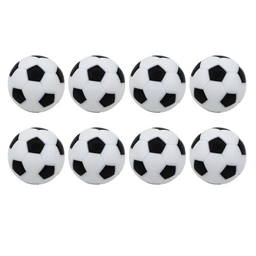 PIQIUQIU 8 stuks tafelvoetbalballen in set, hoogwaardige stille tafelvoetbalballen in 32 mm, voor tafelvoetbal en tafelvoetbal