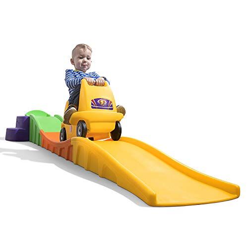 Step2 Up & Down Roller Coaster Speelgoed Achtbaan   Kinderachtbaan met loopauto   3 meter achtbaan voor kinderen