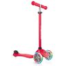 Globber Primo Lights Kids Scooter Primo Scooter 3 Wheel Scooter Red