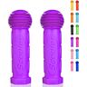 OTFAITP Scooter Grip Stuur 1 Paar Fiets Grip Fit voor 2-3-4 Wielen Kid Kick Scooters, Kinderfiets, Drifting Scooter, Swing Scooter (Paars)