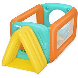 Bestway Tunneltopia ballenbak, opblaasbaar ballenbad en speelcentrum, inclusief 25 speelballen, voor binnen en buiten, vanaf 2 jaar Bestway Tunneltopia ballenbak, opblaasbaar ballenbad en speelcentrum, inclusief 25 speelballen, voor binnen en buiten, vanaf 2 jaar