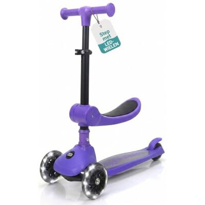 SereneLife Kinderstep Driewieler met LED Wielen – Opvouwbare Step, Verstelbare Hoogte, Antislip Platform, Stabiel, Lichtgewicht, Tot 50 kg, Voor Meisjes en Jongens van 2 tot 12 Jaar SereneLife Kinderstep Driewieler met LED Wielen – Opvouwbare Step, Verstelbare Hoogte, Antislip Platform, Stabiel, Lichtgewicht, Tot 50 kg, Voor Meisjes en Jongens van 2 tot 12 Jaar