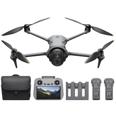 DJI Mavic 4 Pro Fly More Combo met RC 2, vlaggenschip drone met drie camera's met 100 MP 4/3 CMOS Hasselblad-camera, 30 km videotransmissie, 51 min maximale vliegtijd, oplaadhub en meer DJI Mavic 4 Pro Fly More Combo met RC 2, vlaggenschip drone met drie camera's met 100 MP 4/3 CMOS Hasselblad-camera, 30 km videotransmissie, 51 min maximale vliegtijd, oplaadhub en meer