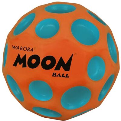 Waboba The Original Moon Ball Hyper Bouncy Ball Alle leeftijden Extreme Bounce en Plezier Perfect voor Actief Spelen en Outdoor Games Oranje/Blauw Waboba The Original Moon Ball Hyper Bouncy Ball Alle leeftijden Extreme Bounce en Plezier Perfect voor Actief Spelen en Outdoor Games Oranje/Blauw