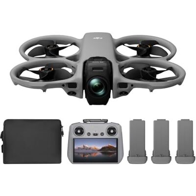 DJI Avata 360 Fly More Combo ( RC 2), 8K 360°-cameradrone 1-inch-equivalent 360°-beeldvorming, 8K/60fps HDR, Luchtopnamen, 3 batterijen, Propellerbescherming DJI Avata 360 Fly More Combo ( RC 2), 8K 360°-cameradrone 1-inch-equivalent 360°-beeldvorming, 8K/60fps HDR, Luchtopnamen, 3 batterijen, Propellerbescherming