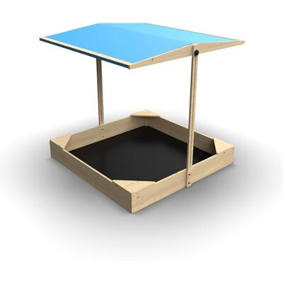 TP Toys Zandbak met luifel – outdoorspelletjes voor kinderen – speelgoed voor buiten voor de tuin – 100 x 100 x 115 cm – met grondzeil en afneembare parasol TP Toys Zandbak met luifel – outdoorspelletjes voor kinderen – speelgoed voor buiten voor de tuin – 100 x 100 x 115 cm – met grondzeil en afneembare parasol