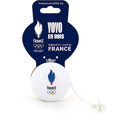 Vilac Speciale editie voor de Olympische Spelen 2024 Yoyo Team de France Officieel gelicentieerd speelgoed Speelgoed voor kinderen vanaf 5 jaar Uniek speelgoed Gemaakt in Frankrijk - Vilac Speciale editie voor de Olympische Spelen 2024 Yoyo Team de France Officieel gelicentieerd speelgoed Speelgoed voor kinderen vanaf 5 jaar Uniek speelgoed Gemaakt in Frankrijk -