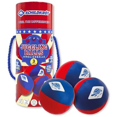 SCHILDKRÖT Model - Set van 3 jongleerballen - Rood/Blauw SCHILDKRÖT Model - Set van 3 jongleerballen - Rood/Blauw