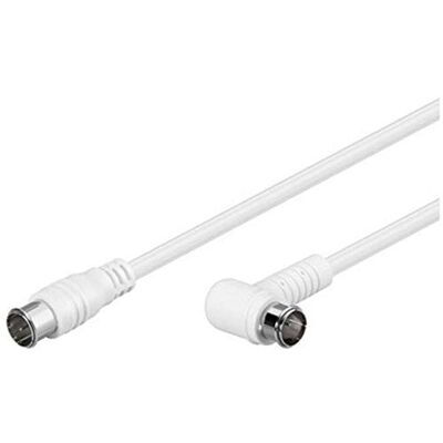 goobay 67348 SAT hoekaansluitkabel, F-Quick, 100 procent afgeschermd, F-stekker naar F-stekker 90 graden goobay 67348 SAT hoekaansluitkabel, F-Quick, 100 procent afgeschermd, F-stekker naar F-stekker 90 graden
