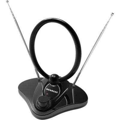 Megasat DVB-T 30 V2 Antenne voor tv en radio, 28 dB versterker, zwart Megasat DVB-T 30 V2 Antenne voor tv en radio, 28 dB versterker, zwart