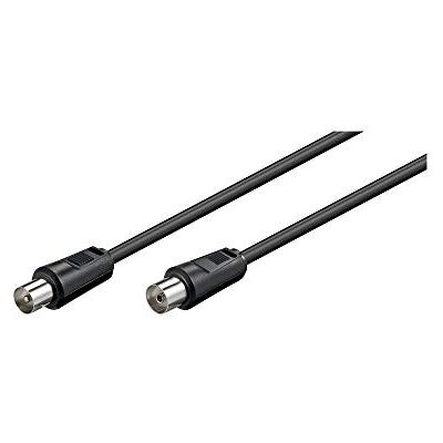 goobay 11563 antennekabel, vernikkelde coax-stekker op coax-bus, coaxkabel geschikt voor TV, HDTV, radio, DVB-T2, DVB-S, DVB-S2, DVB-C, L, 2-voudig afgeschermd, 70 dB, 75 Ohm, 7,5 m, zwart goobay 11563 antennekabel, vernikkelde coax-stekker op coax-bus, coaxkabel geschikt voor TV, HDTV, radio, DVB-T2, DVB-S, DVB-S2, DVB-C, L, 2-voudig afgeschermd, 70 dB, 75 Ohm, 7,5 m, zwart