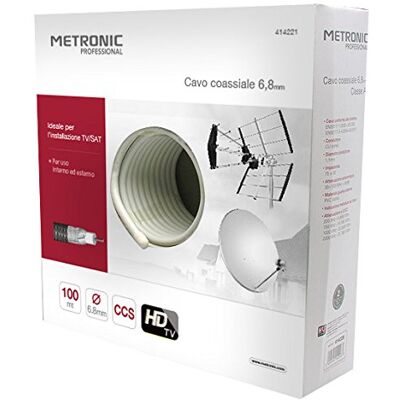Metronic 414221 Satelliet-TV-kabel - Coaxial Cable Metronic 414221 Satelliet-TV-kabel - Coaxial Cable