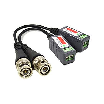 PNI ACCTVVB Adapter 201C Video Balun passives, BNC, 2-delige set, kabel 600 m chroom/zwart PNI ACCTVVB Adapter 201C Video Balun passives, BNC, 2-delige set, kabel 600 m chroom/zwart