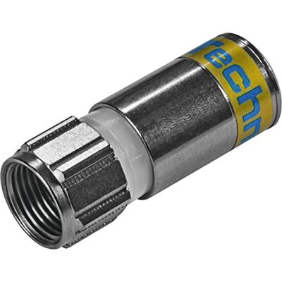 TechniSat F-compressiestekker 4.9, hoogwaardige compressiestekker voor coaxkabel, antennekabel, satellietkabel, waterdicht, weerbestendig, 20 stuks TechniSat F-compressiestekker 4.9, hoogwaardige compressiestekker voor coaxkabel, antennekabel, satellietkabel, waterdicht, weerbestendig, 20 stuks