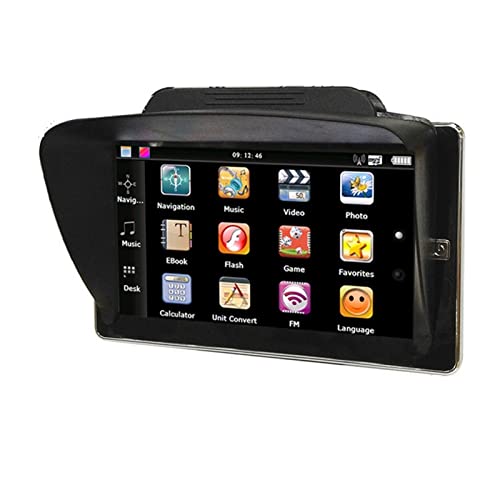 EZGA 7 inch 800 * 480 Hd Auto GPS Navigatie FM DDR3 256M Rom 8 GB Voertuig Nav ramen CE 6.0 Bluetooth-truck GPS SAT Navigator (Color Name : With wired camera)