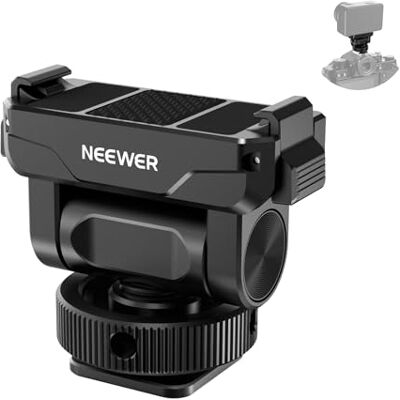 NEEWER Magnetische Quick Release Mount alleen compatibel met DJI Osmo Action 6, Actiecamera-accessoires met universele koude-schoenadapter en 1/4" draad, 160° kantelbaar, AC072 (zwart) NEEWER Magnetische Quick Release Mount alleen compatibel met DJI Osmo Action 6, Actiecamera-accessoires met universele koude-schoenadapter en 1/4" draad, 160° kantelbaar, AC072 (zwart)