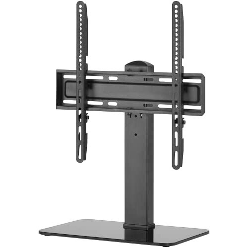 goobay 58524 TV standaard voor televisies en monitoren tussen 32 inch en 55 inch (81-140 cm) / zwenkbaar/televisiestandaard voor flat tv en gebogen tv tot 40 kg, zwart