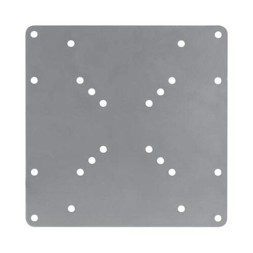 Deltaco ARM-414 wandhouder voor platte beeldschermen (30 kg, 75 x 75 mm, 200 x 200 mm, zilver)