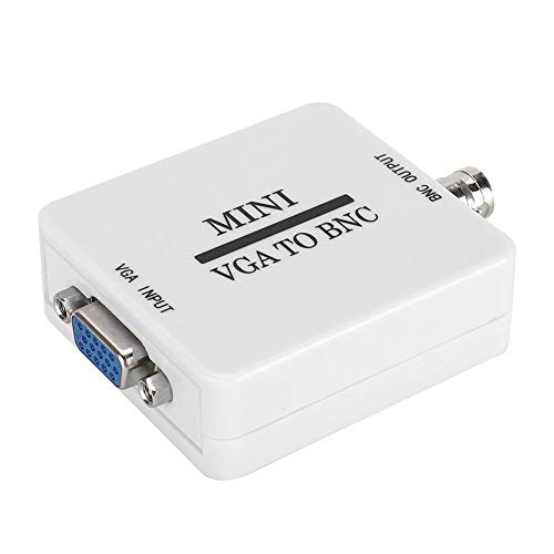 Annadue VGA naar BNC Adapter HD VGA naar BNC Video Converter met 1080p audio-/video-uitgang voor Home Audio en Video Apparaten HDTV-monitoren