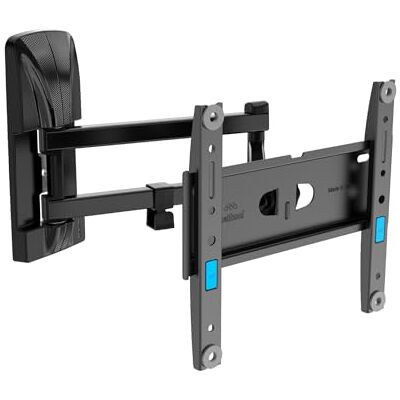 Meliconi Space System Full Motion 200, tv-muurbeugel met arm en dubbele rotatie, beugel voor flatscreen-tv van 26 tot 45 inch, VESA 50-75-100-200, draagkracht 25 kg, gemaakt in Italië, zwart Meliconi Space System Full Motion 200, tv-muurbeugel met arm en dubbele rotatie, beugel voor flatscreen-tv van 26 tot 45 inch, VESA 50-75-100-200, draagkracht 25 kg, gemaakt in Italië, zwart