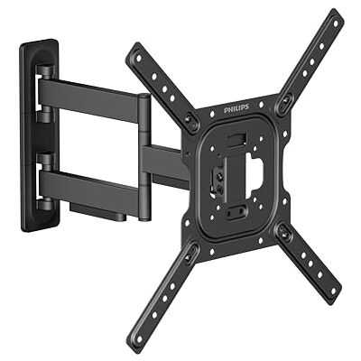 Philips Universele tv-muurbeugel met meerdere posities, past op 23-65 inch LCD/LED-tv's, verstelbaar draaibaar en kantelbaar, VESA-compatibel 75 x 75-400 x 400 mm, max. 35 kg, eenvoudige installatie Philips Universele tv-muurbeugel met meerdere posities, past op 23-65 inch LCD/LED-tv's, verstelbaar draaibaar en kantelbaar, VESA-compatibel 75 x 75-400 x 400 mm, max. 35 kg, eenvoudige installatie