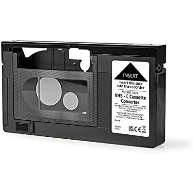 NEDIS VHS-Converter Conversie: VHS-C naar VHS Plug and play Zwart NEDIS VHS-Converter Conversie: VHS-C naar VHS Plug and play Zwart
