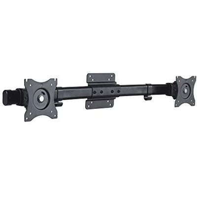 conecto , Dual screen adapter voor 2 monitoren, wandmontage, kantelbaar: +/-45°, draaibaar: +/-15°, draaibaar: +/-180°, draagvermogen: max. 10kg, VESA 75x75 & 100x100, zwart conecto , Dual screen adapter voor 2 monitoren, wandmontage, kantelbaar: +/-45°, draaibaar: +/-15°, draaibaar: +/-180°, draagvermogen: max. 10kg, VESA 75x75 & 100x100, zwart