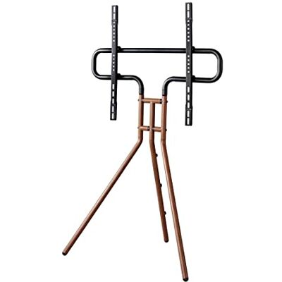 Hama TV-standaard in ezel-design (stabiel tv-statief voor tv 37-75 inch / 94-191 cm, in hoogte verstelbare tv-standaard als compacte tv-schildersezel, VESA-compatibele vloerstandaard in hout-look), Hama TV-standaard in ezel-design (stabiel tv-statief voor tv 37-75 inch / 94-191 cm, in hoogte verstelbare tv-standaard als compacte tv-schildersezel, VESA-compatibele vloerstandaard in hout-look),