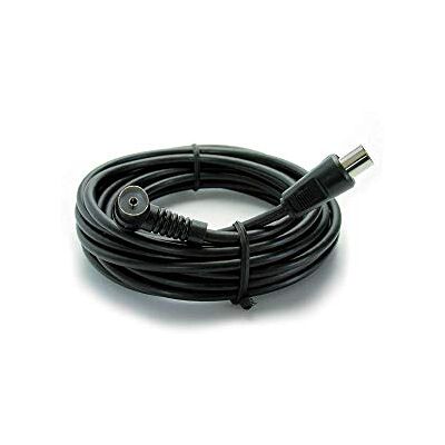 Metronic Verlengkabel TV Hoek 9,52mm 5m Metronic Verlengkabel TV Hoek 9,52mm 5m