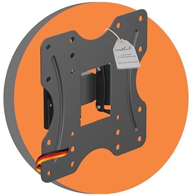 PureMounts TV muurbeugel, draaibare kantelbare universele beugel voor 23-42 inch platte & gebogen hielmonitor tot 30 kg, max. VESA 200x200 mm, zwart PureMounts TV muurbeugel, draaibare kantelbare universele beugel voor 23-42 inch platte & gebogen hielmonitor tot 30 kg, max. VESA 200x200 mm, zwart