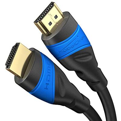 KabelDirekt – HDMI-kabel 8K & 4K – 4,5m – Duitse Flexcore-technologie 10K, 8K@60Hz & 4K@120Hz, High Speed HDMI – voor PS5, Xbox Series X/S, Switch 2, PC & Blu-ray – storingsvrij & flexibel KabelDirekt – HDMI-kabel 8K & 4K – 4,5m – Duitse Flexcore-technologie 10K, 8K@60Hz & 4K@120Hz, High Speed HDMI – voor PS5, Xbox Series X/S, Switch 2, PC & Blu-ray – storingsvrij & flexibel