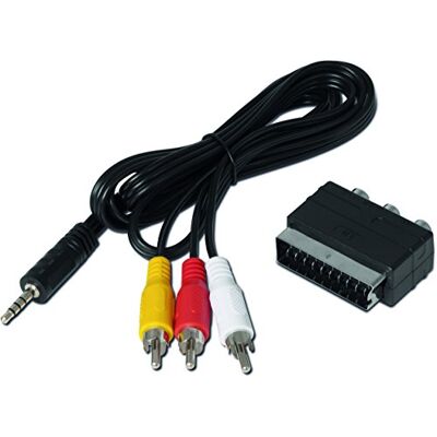 TechniSat Jack Cinch/SCART adapterset voor receiver (geschikt voor TECHNISTAR S5, TECHNISTAR S6, DIGIPAL T2 DVR, DIGIT S3 DVR en andere apparaten) zwart TechniSat Jack Cinch/SCART adapterset voor receiver (geschikt voor TECHNISTAR S5, TECHNISTAR S6, DIGIPAL T2 DVR, DIGIT S3 DVR en andere apparaten) zwart