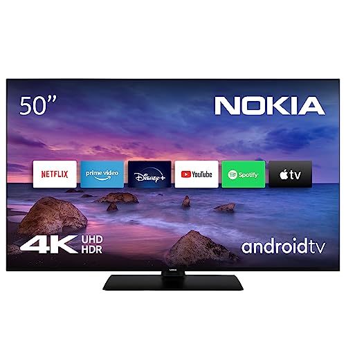 Nokia 50 Inch (120cm) 4K UHD Smart Android TV (DVB-C/S2/T2, Netflix, Prime Video, Disney+) UN50GV310I 2023