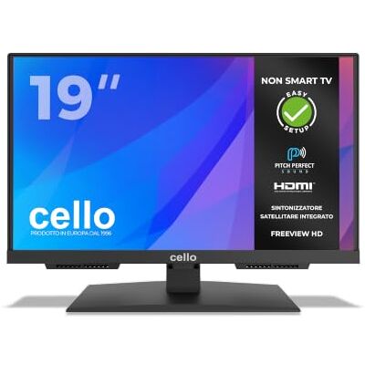 Cello C1924SH 19" Digitale LED Rame-loze TV - Televisie Cello C1924SH 19" Digitale LED Rame-loze TV - Televisie