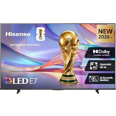 Hisense 43E7DS QLED TV 4K 43 inch (108 cm) E7DS serie Dolby Vision IQ, Game Mode Plus, 120Hz HSR, Smart TV Hisense 43E7DS QLED TV 4K 43 inch (108 cm) E7DS serie Dolby Vision IQ, Game Mode Plus, 120Hz HSR, Smart TV