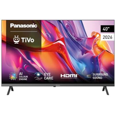 Panasonic TB-40S45C, Full HD LED TV, TiVo Smart TV, televisie AI Colour Engine, Apple Airplay, Media Player, Bluetooth, TiVo spraakbesturing, 60Hz, 40" (101cm), S45C Series, 2026 Panasonic TB-40S45C, Full HD LED TV, TiVo Smart TV, televisie AI Colour Engine, Apple Airplay, Media Player, Bluetooth, TiVo spraakbesturing, 60Hz, 40" (101cm), S45C Series, 2026