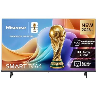 Hisense 32A4S LED TV 32 inch (80 cm) HD, Smart TV VIDAA, Dolby Audio & DTS HD, WiFi, Bluetooth, speelmodus, zwart Hisense 32A4S LED TV 32 inch (80 cm) HD, Smart TV VIDAA, Dolby Audio & DTS HD, WiFi, Bluetooth, speelmodus, zwart