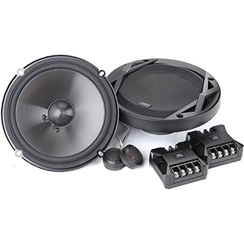 JBL Club 6500C 2-weg auto-geluidssysteem 180 watt componenten auto luidspreker boxen set met 16 cm Plus One inbouw autoluidspreker, Silk Dome tweeter & crossover zwart