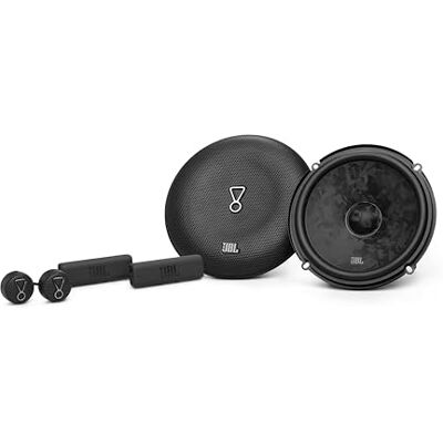 JBL Stage3 Gen2 68C 6.5 inch 165mm 2-weg component autospeaker met grille 95 W RMS / 760 W piek, 3 ohm, zijden koepel tweeter, extern filter auto-audio-componentenset met roosters inbegrepen JBL Stage3 Gen2 68C 6.5 inch 165mm 2-weg component autospeaker met grille 95 W RMS / 760 W piek, 3 ohm, zijden koepel tweeter, extern filter auto-audio-componentenset met roosters inbegrepen