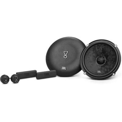 JBL Stage3 Gen2 68C 6.5 inch 165mm 2-weg component autospeaker met grille 95 W RMS / 760 W piek, 3 ohm, zijden koepel tweeter, extern filter auto-audio-componentenset met roosters inbegrepen JBL Stage3 Gen2 68C 6.5 inch 165mm 2-weg component autospeaker met grille 95 W RMS / 760 W piek, 3 ohm, zijden koepel tweeter, extern filter auto-audio-componentenset met roosters inbegrepen