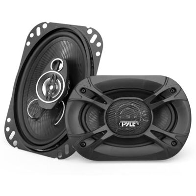 Pyle Auto Speakers 3-Weg Universele Auto Stereo Luidsprekers voor Auto – Autoluidsprekers Snel Vervangbare Component Speaker Geschikt voor Deur en Zijpaneel Montage Set van 2 Pyle Auto Speakers 3-Weg Universele Auto Stereo Luidsprekers voor Auto – Autoluidsprekers Snel Vervangbare Component Speaker Geschikt voor Deur en Zijpaneel Montage Set van 2
