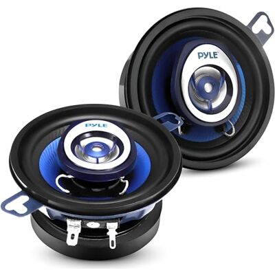 Pyle Auto Luidsprekers Auto Speakers Piekvermogen 110-20 kHz Frequentierespons 4 Ohm en 19 mm ASV-spoel 9 cm 2 weg Pyle Auto Luidsprekers Auto Speakers Piekvermogen 110-20 kHz Frequentierespons 4 Ohm en 19 mm ASV-spoel 9 cm 2 weg