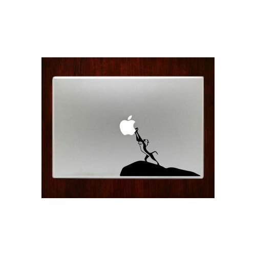 Artstickers . Rafiki Notebook-sticker voor MacBook Pro Air Mac laptop, zwart